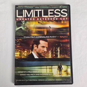 Limitless Unrated Extended Cut DVD Bradley Cooper
